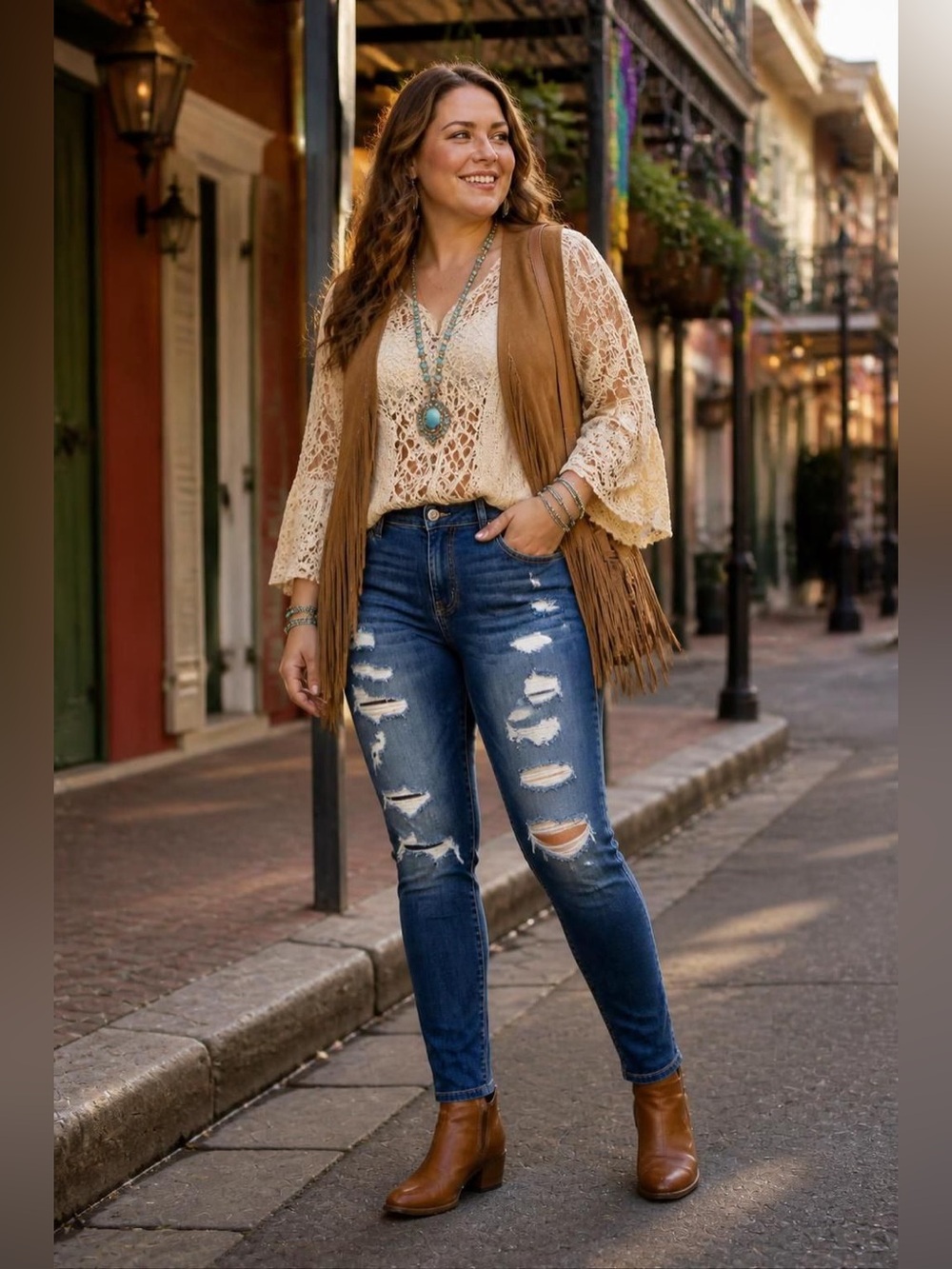 American Eagle Outfitters Dark Blue Distressed Skinny Jeans